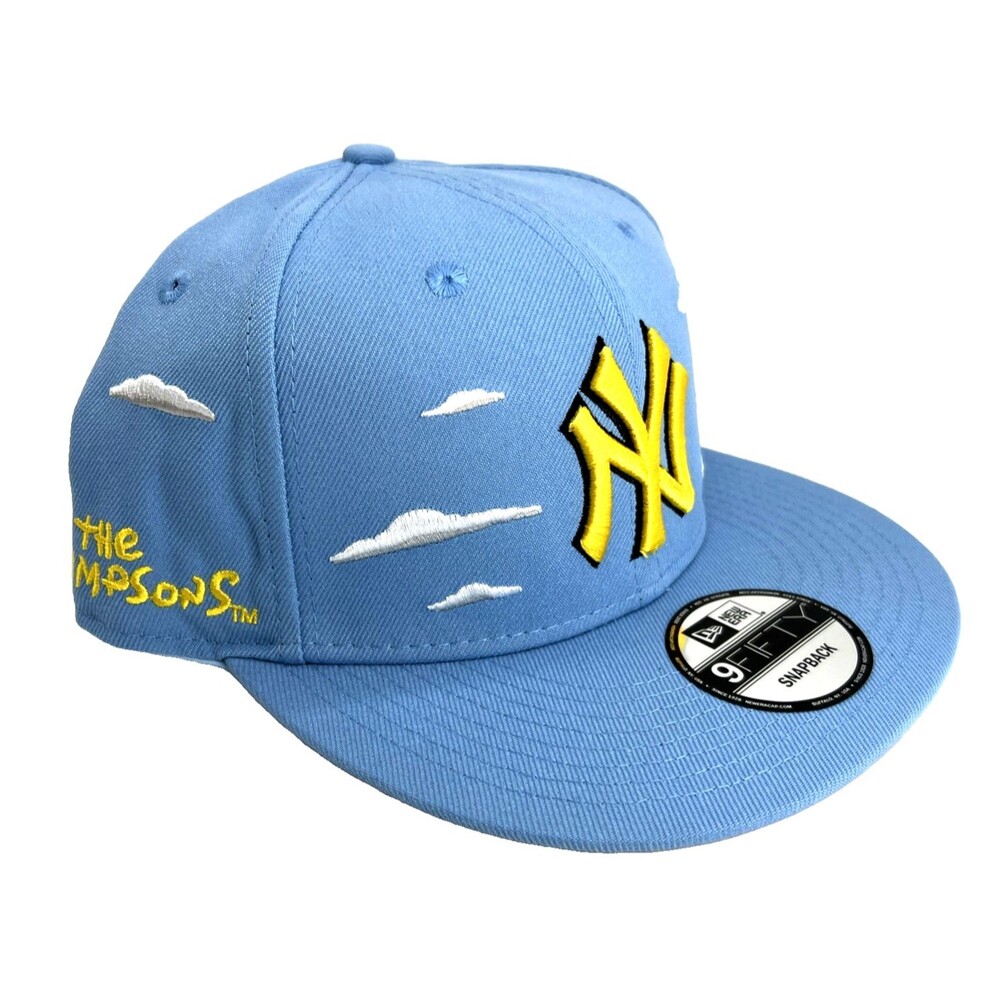 The Simpsons New Era New York Yankees Clouds Snapback Hat 9Fifty MLB NY